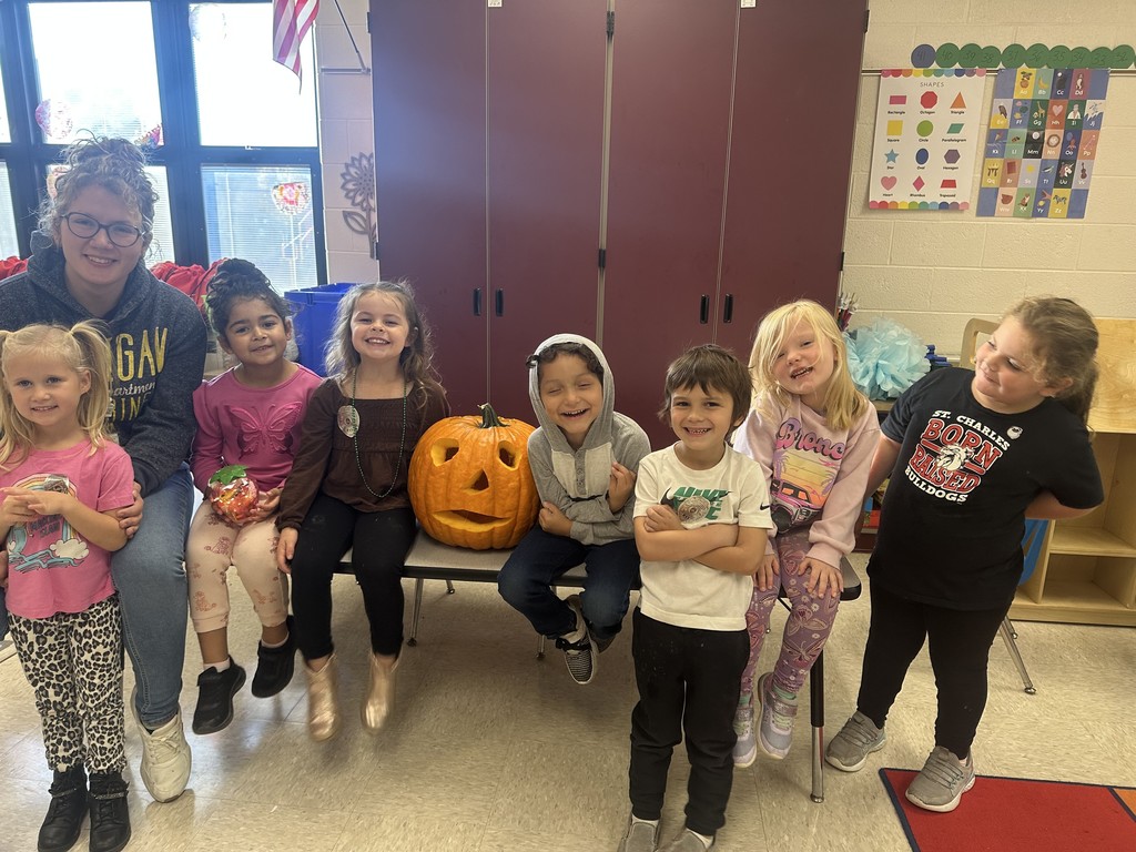 Young 5s pumpkin learning