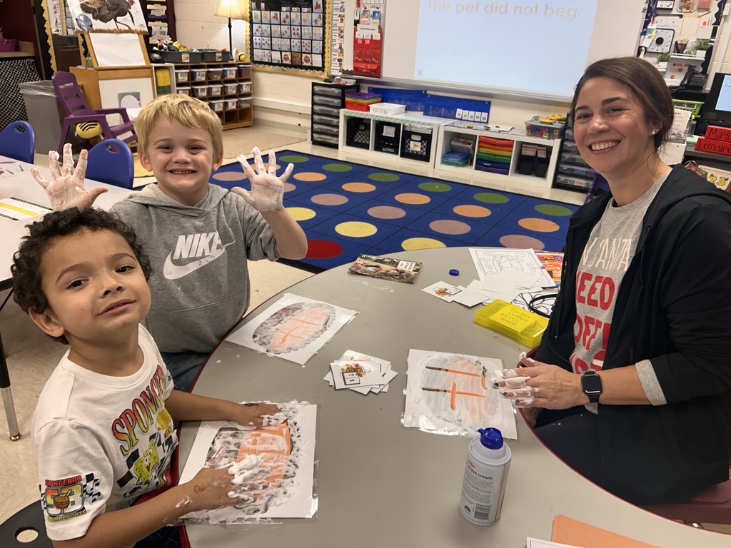 Shaving cream pumpkins