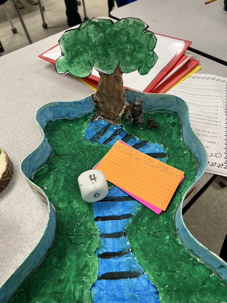 Geography Game and Diorama Day