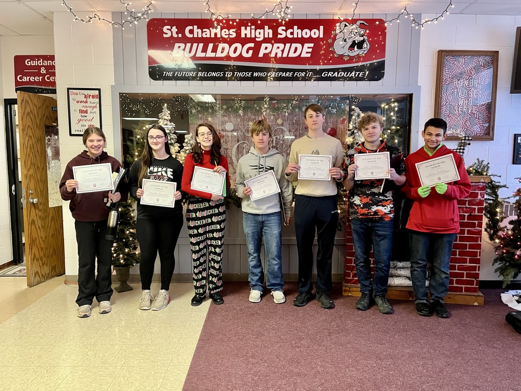 MS/HS Students of the Month (Nov. and Dec.)