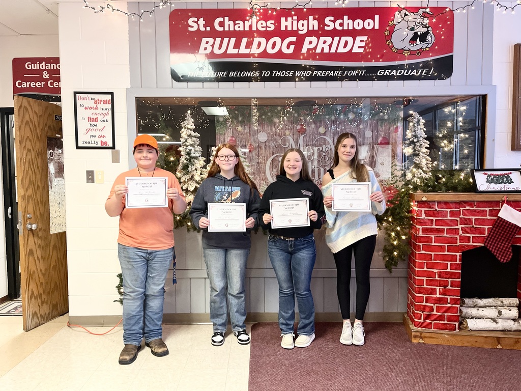 MS/HS Students of the Month (Nov. and Dec.)