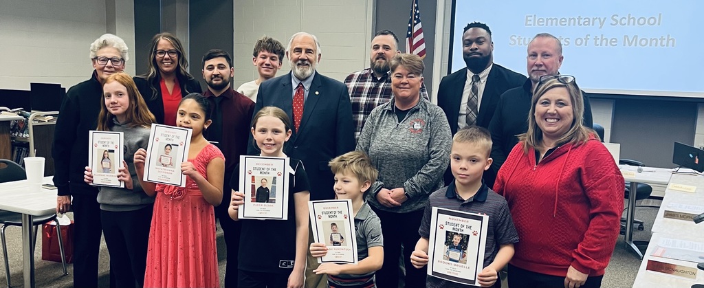 Elem. Students of the Week and Officers of the Week