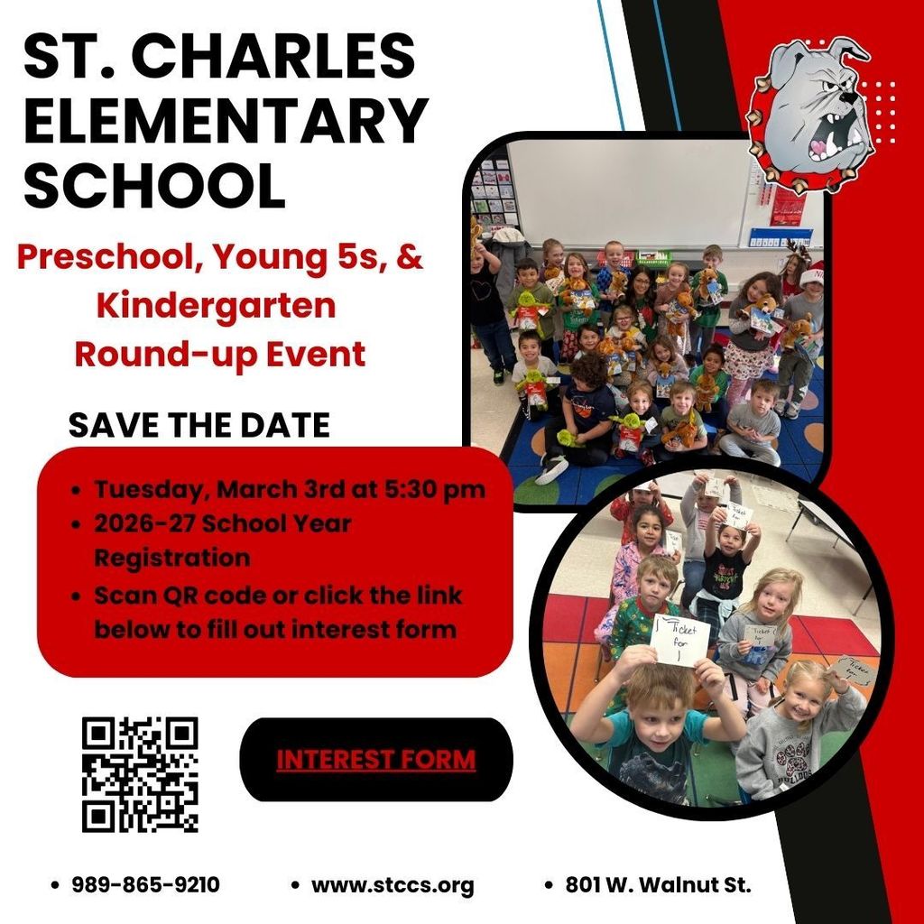 Preschool, Young 5s, Kinder Round Up