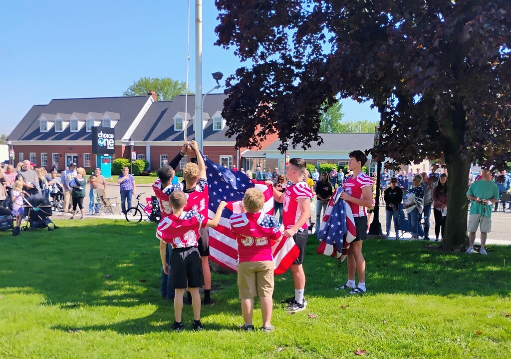 Athletes at the Memorial Day Parade