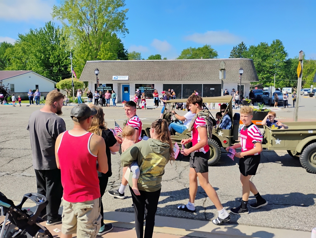 Athletes at the Memorial Day Parade