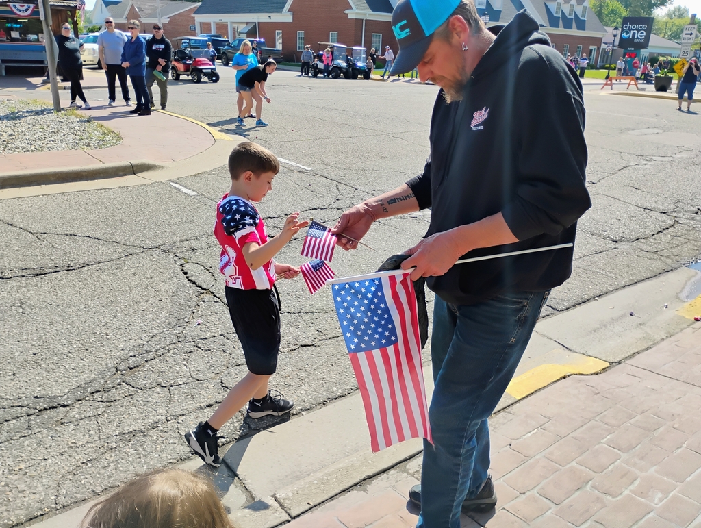 Athletes at the Memorial Day Parade
