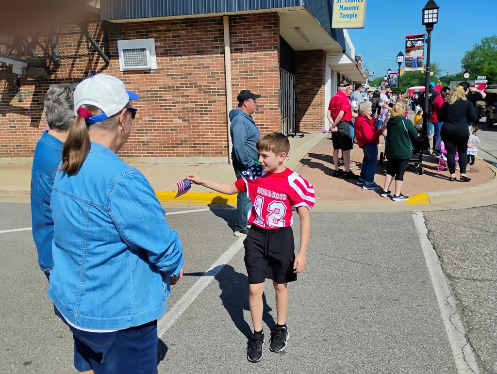 Athletes at the Memorial Day Parade