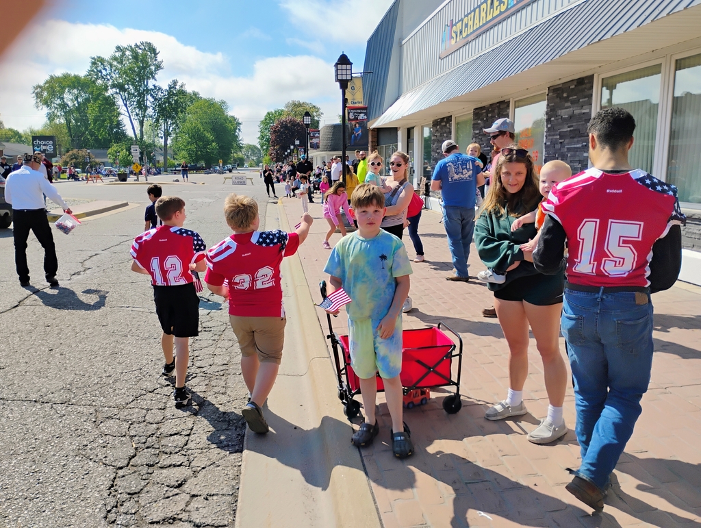 Athletes at the Memorial Day Parade