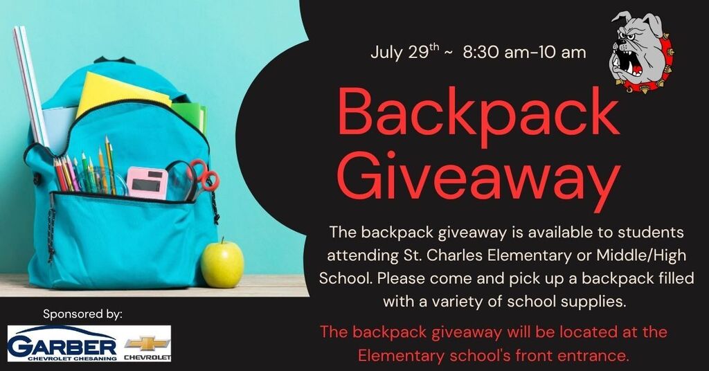 Backpack Giveaway