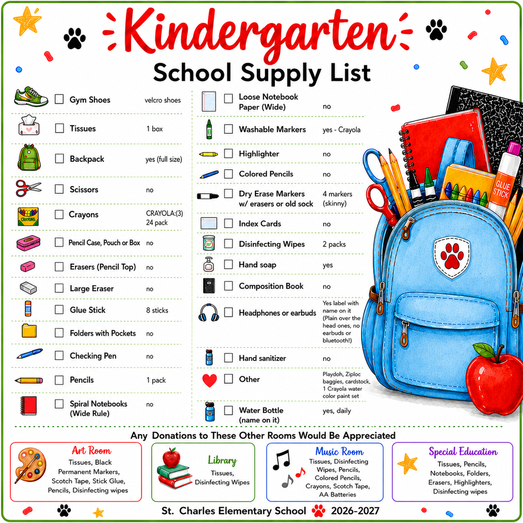 School Supply List