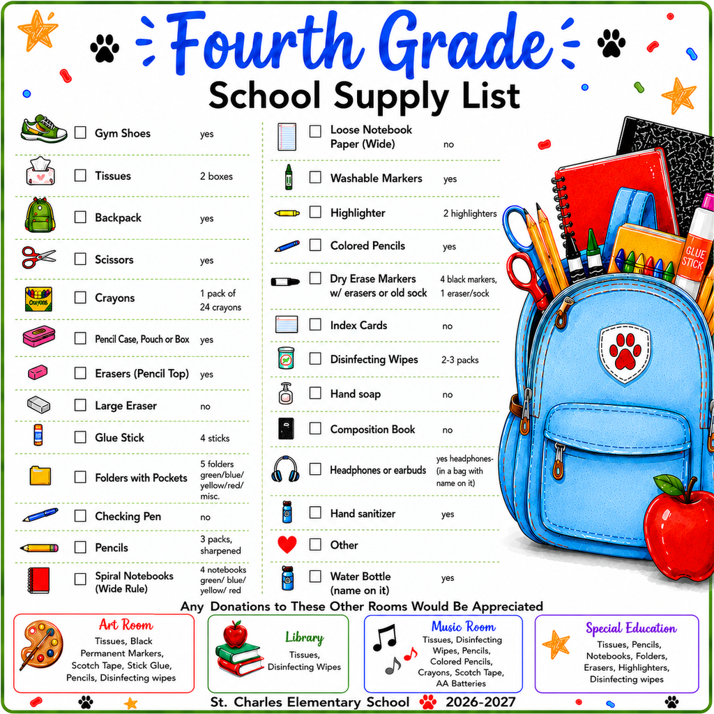 School Supply List