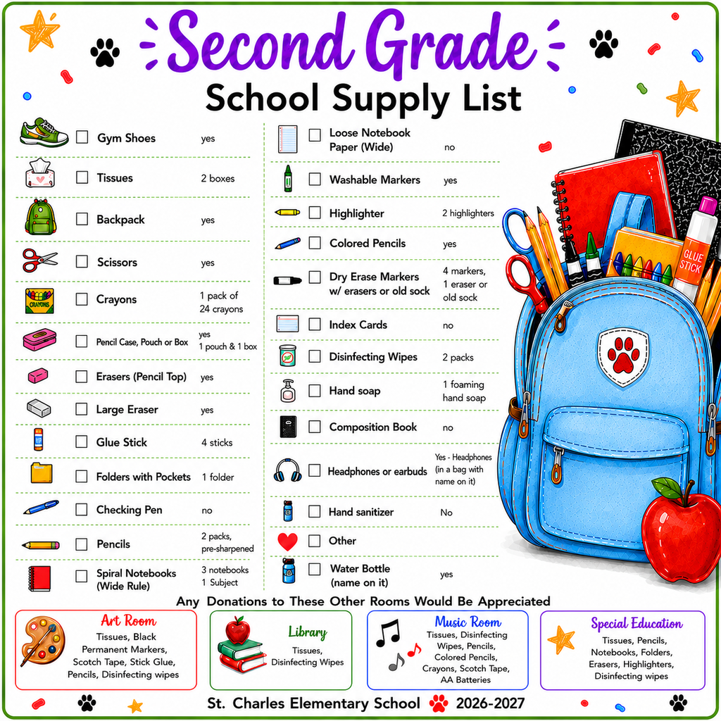School Supply List