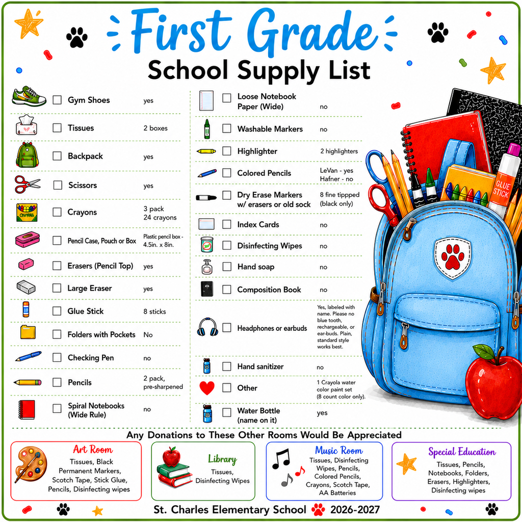 School Supply List