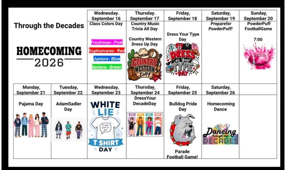 hs dress up days
