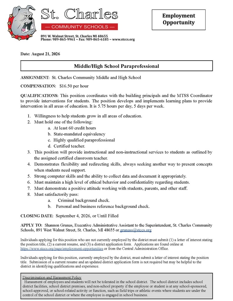 job posting