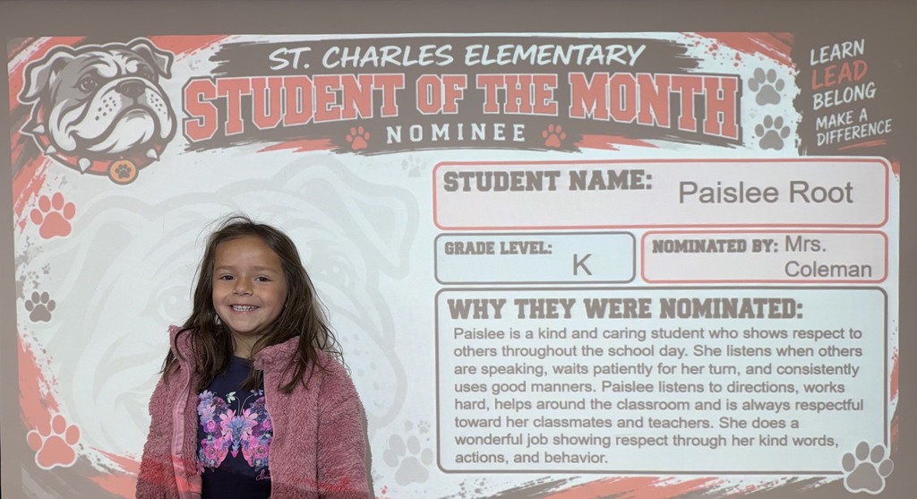 September Student of the Month nominee