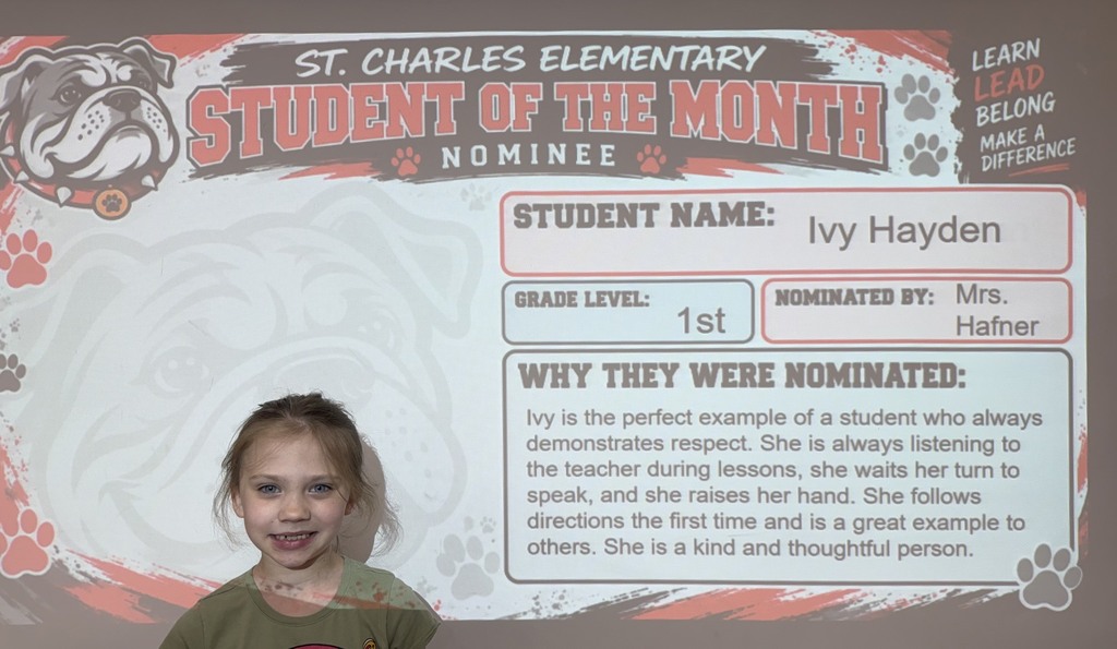 September Student of the Month nominee