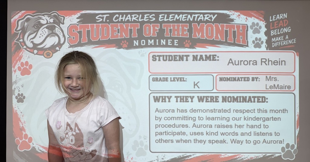 September Student of the Month nominee