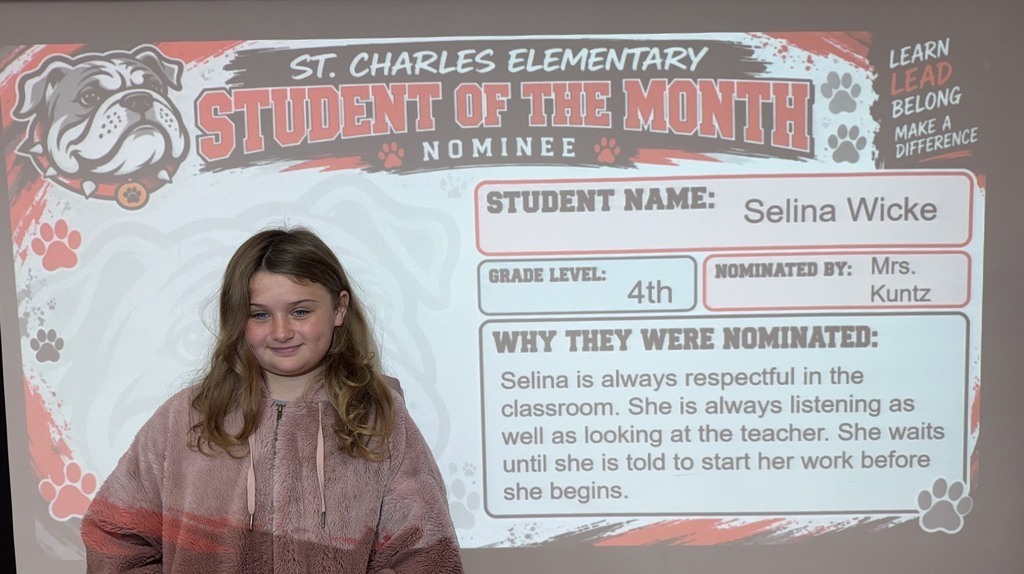 September Student of the Month nominee