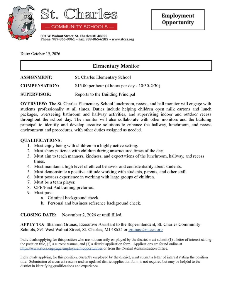job posting