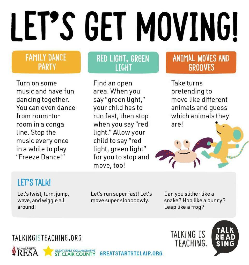 Let's get moving!