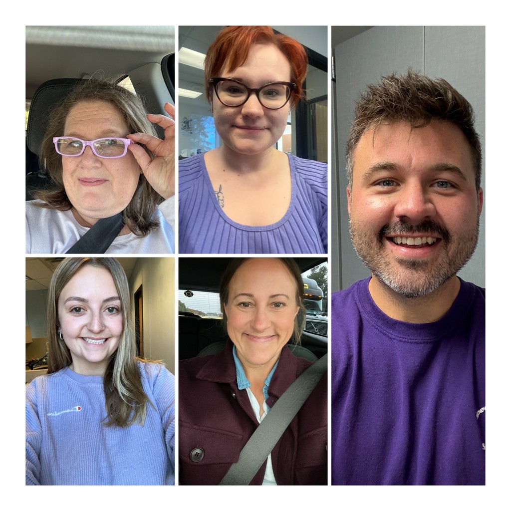 RESA staff wearing purple