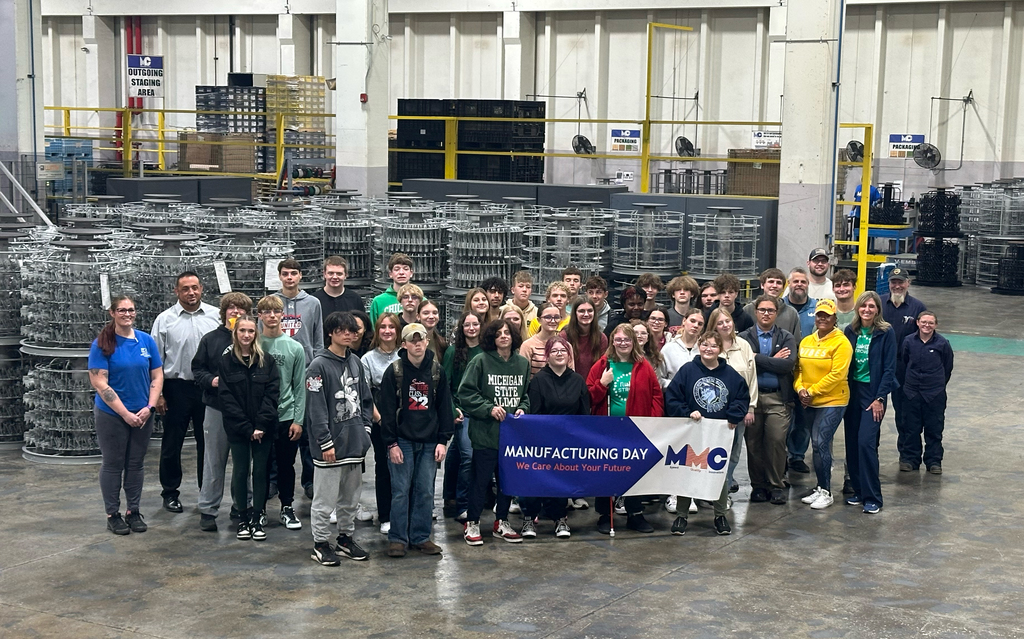 Students and staff at Michigan Metal Coatings