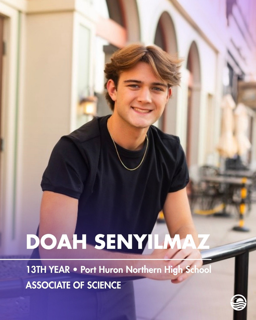 Doah Senyilmaz, 13th Year BWMC Student from Port Huron Northern High School, pursing an Associate of Science