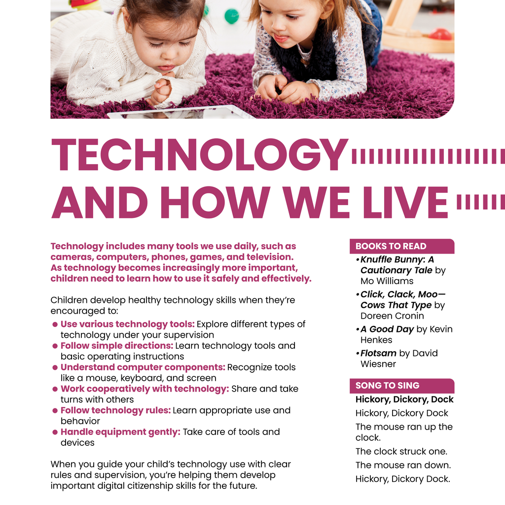 Two toddlers lying on their stomachs looking at an electronic tablet