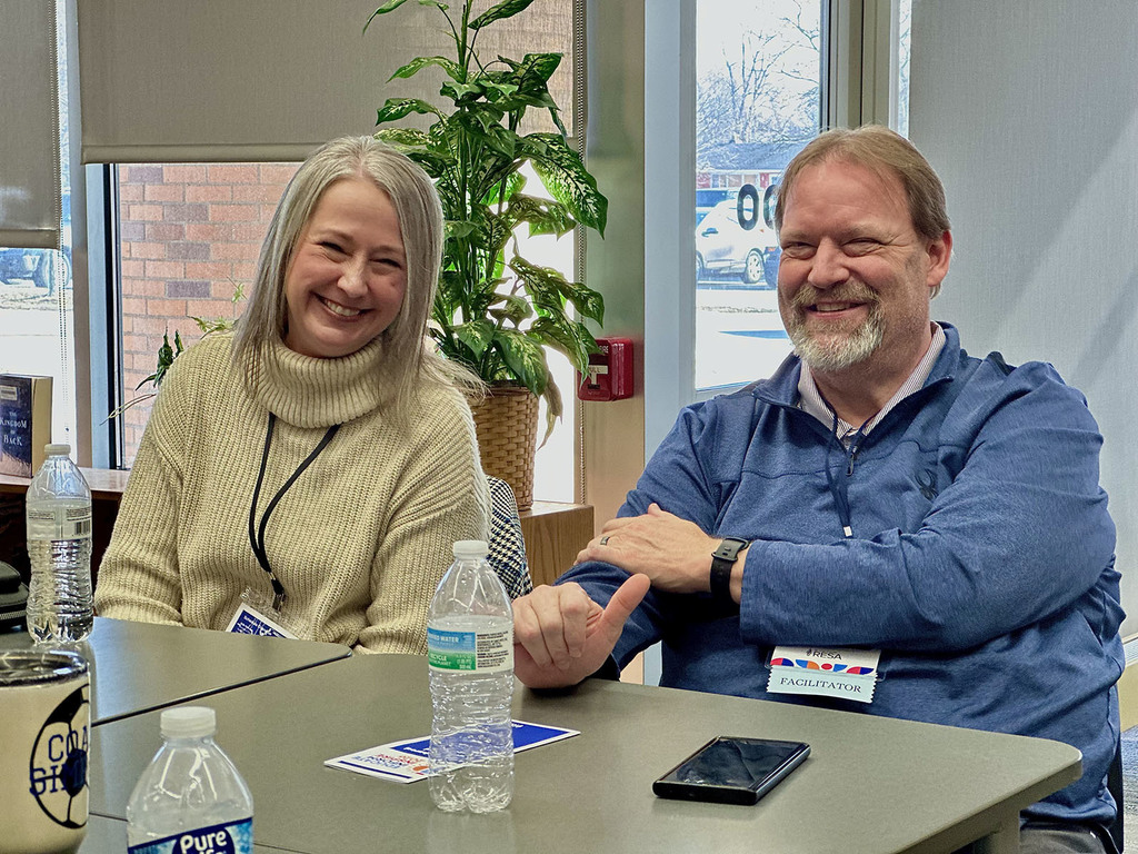 TEC counselors Emily Bronzie and Lane Robinson