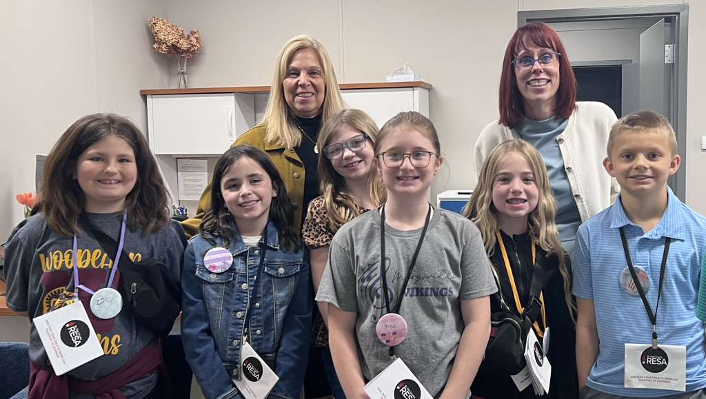 Participants in TYCTW day pose with RESA Superintendent Brenda Tenniswood