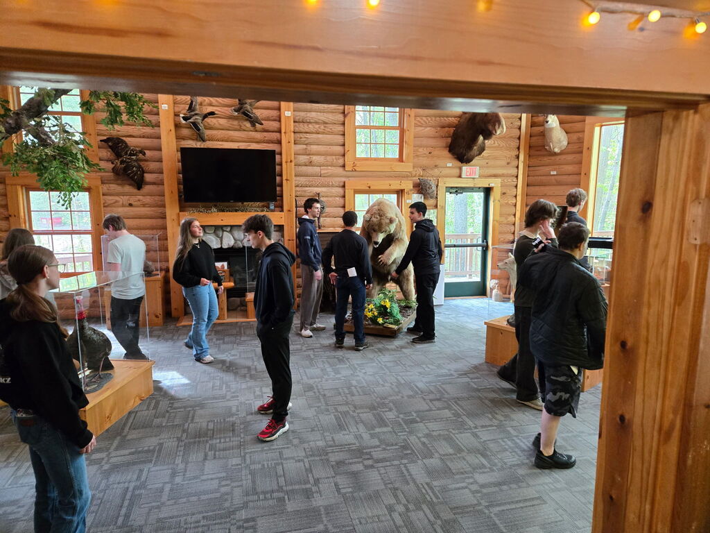 Law & Public Safety students at Pine River Nature Center