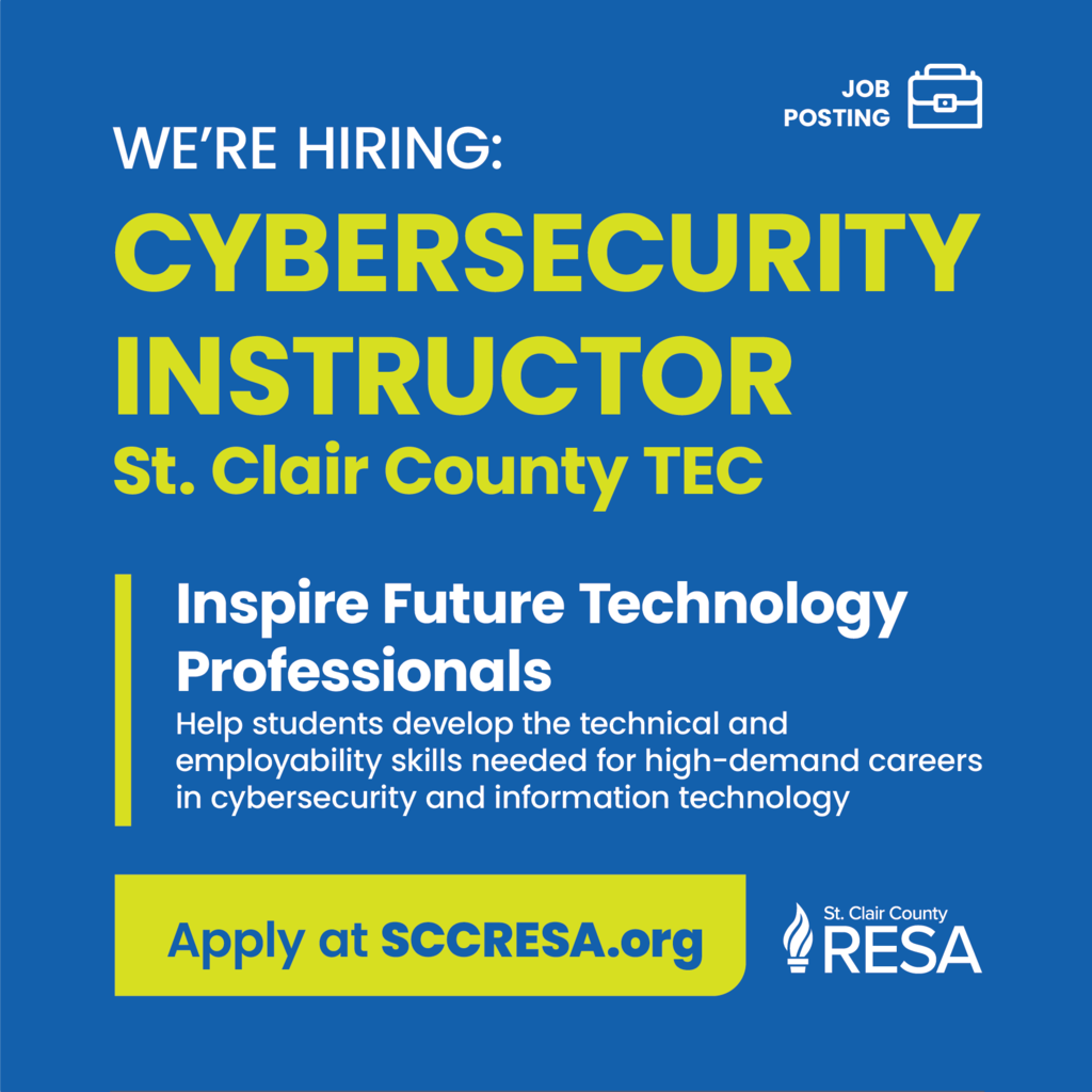 TEC Cybersecurity Instructor posting