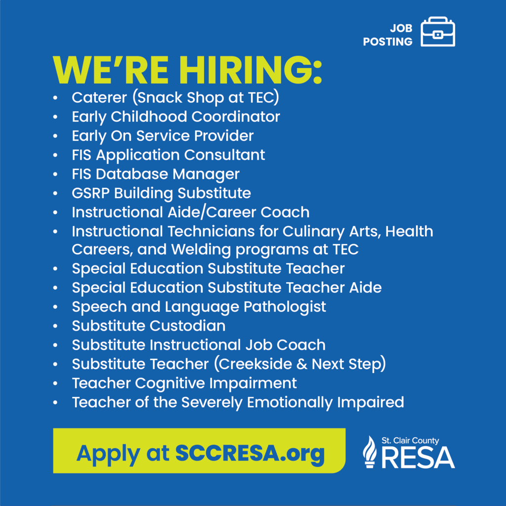 SCCRESA Job Postings