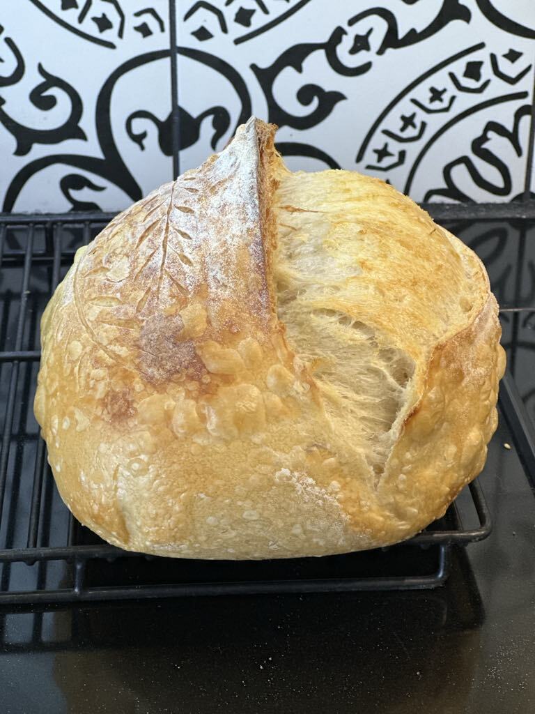 Loaf of sourdough bread