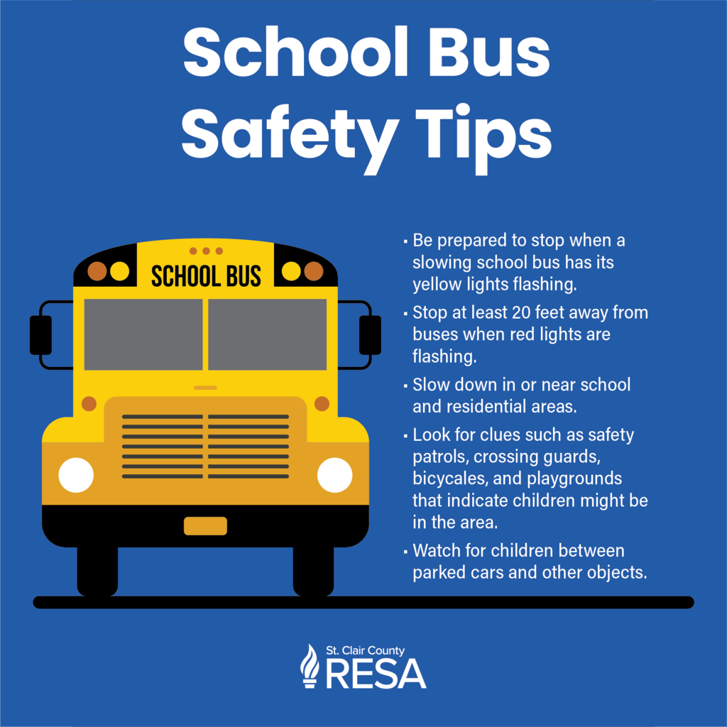 School bus safety tips