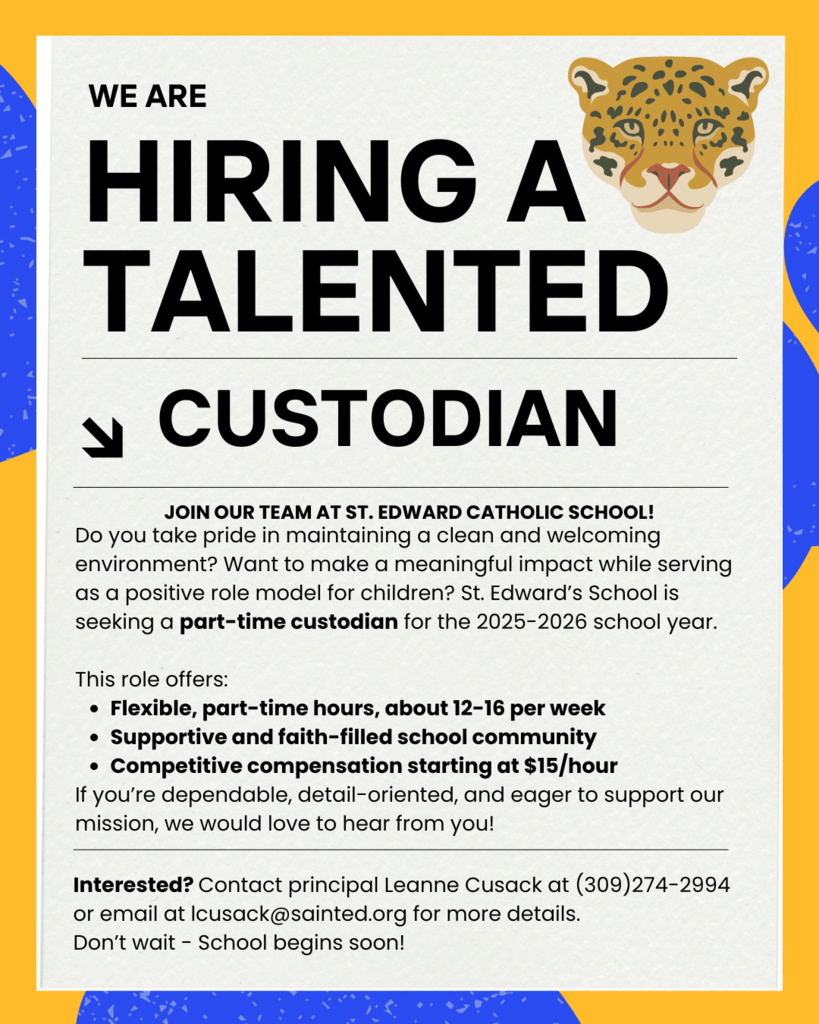 custodial job flyer