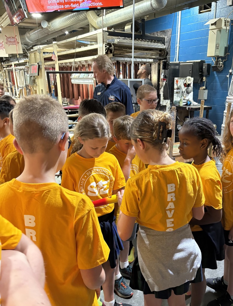 ST EDWARD 4th Grade STUDENTS  learning about the ins and outs OF THE SLUGGER MUSEUM