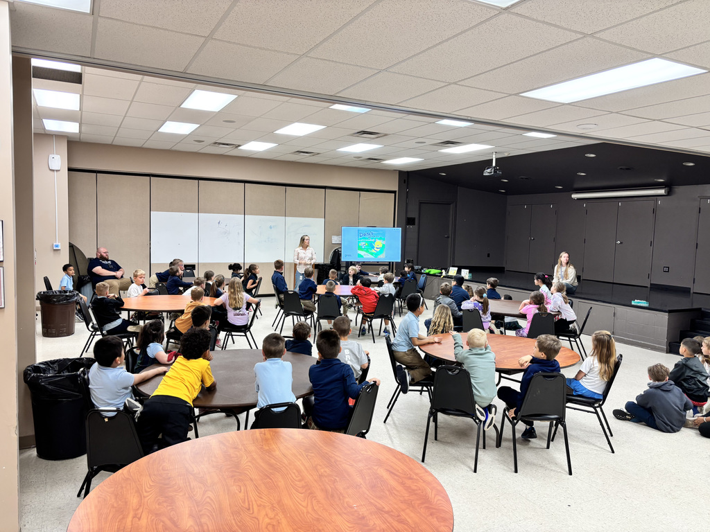 Stewart Dunn leading an activity with young students