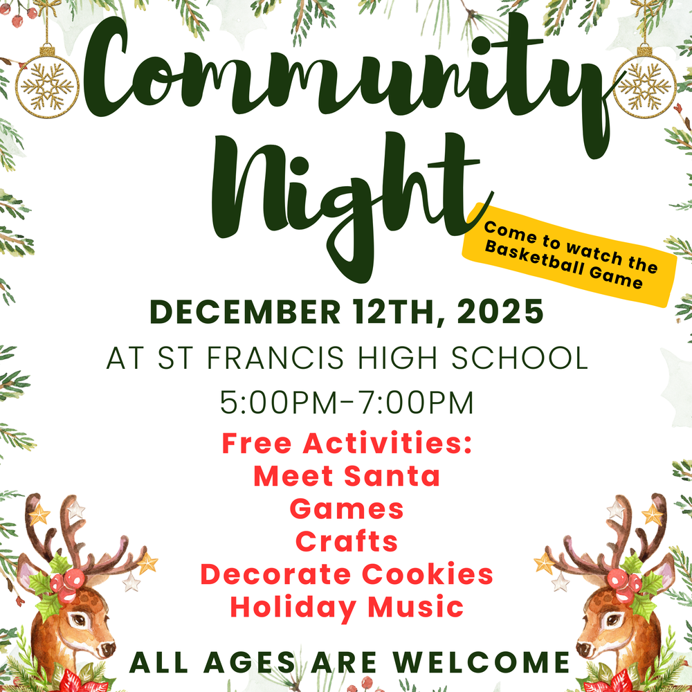 community night poster