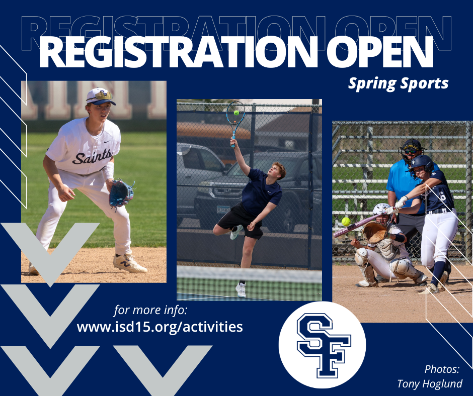 spring sport athletes graphic