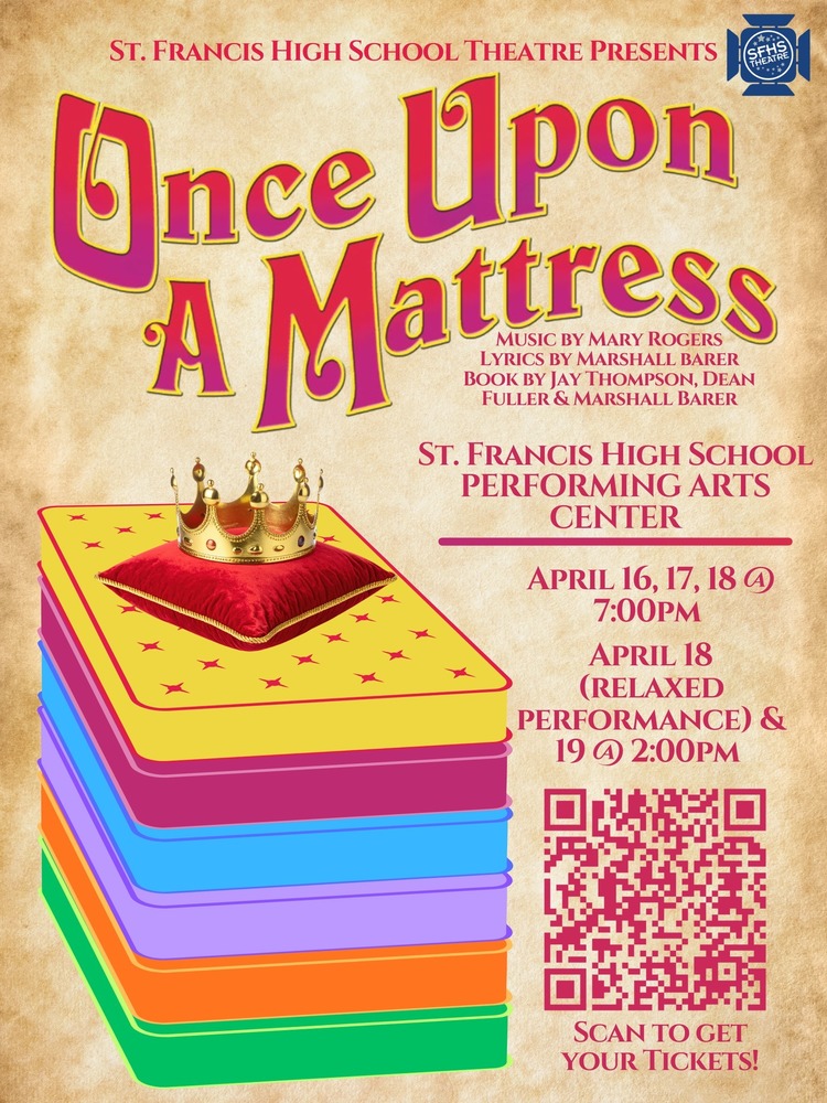 Once upon a mattress promotional poster