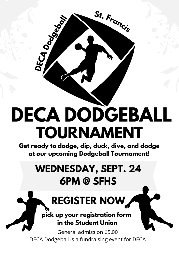 DECA Dodgeball flyer