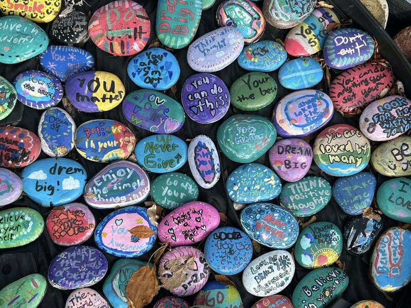 close up picture of some of the rocks