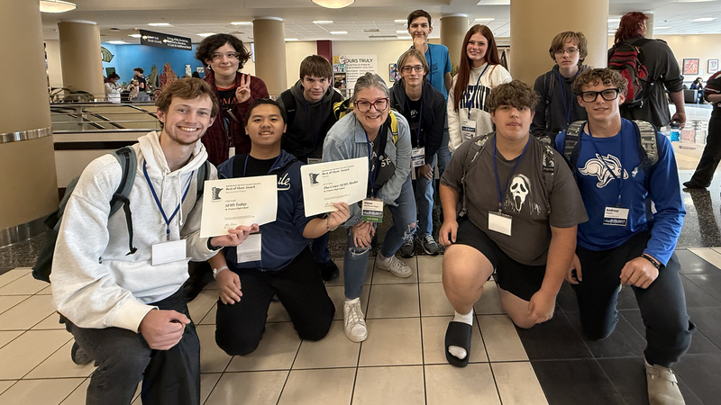 SFHS Media members with their awards