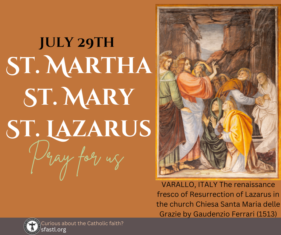 Sts. Martha, Mary and Lazarus