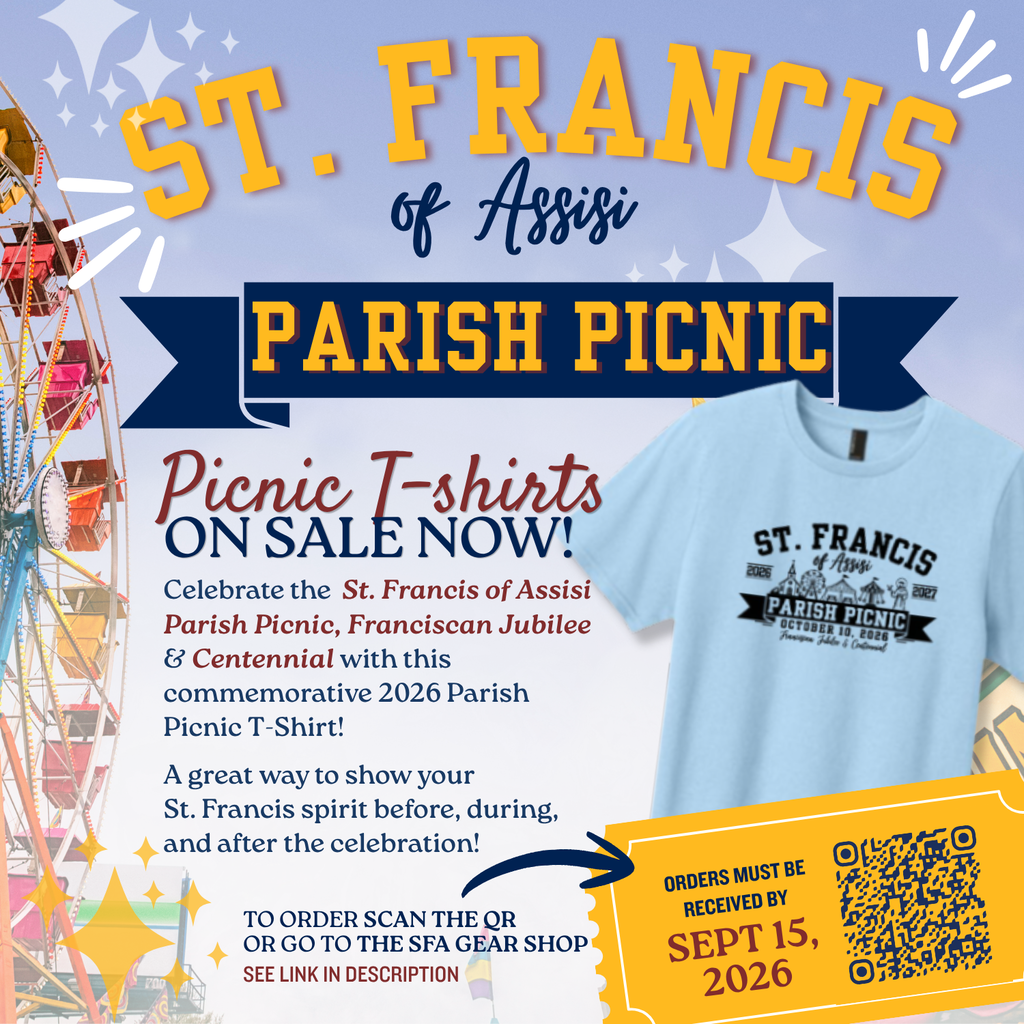 SFA Parish Picnic Tshirt order