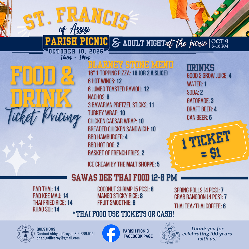 SFA Parish Picnic 2026