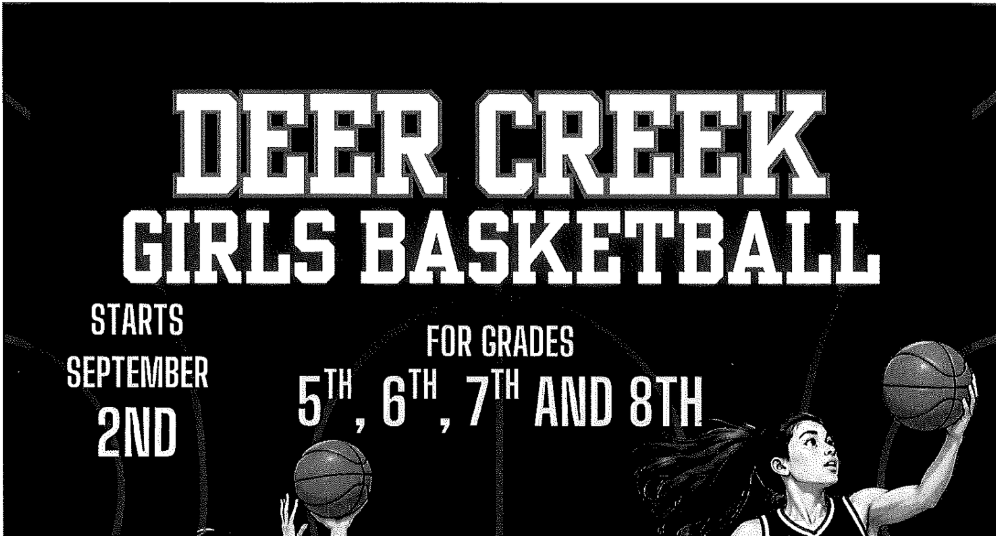 Graphic of girls basketball