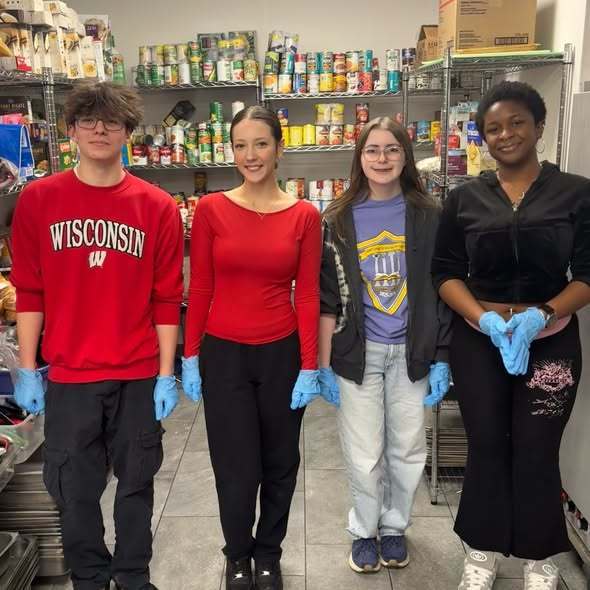 NHS volunteering at soup kitchen